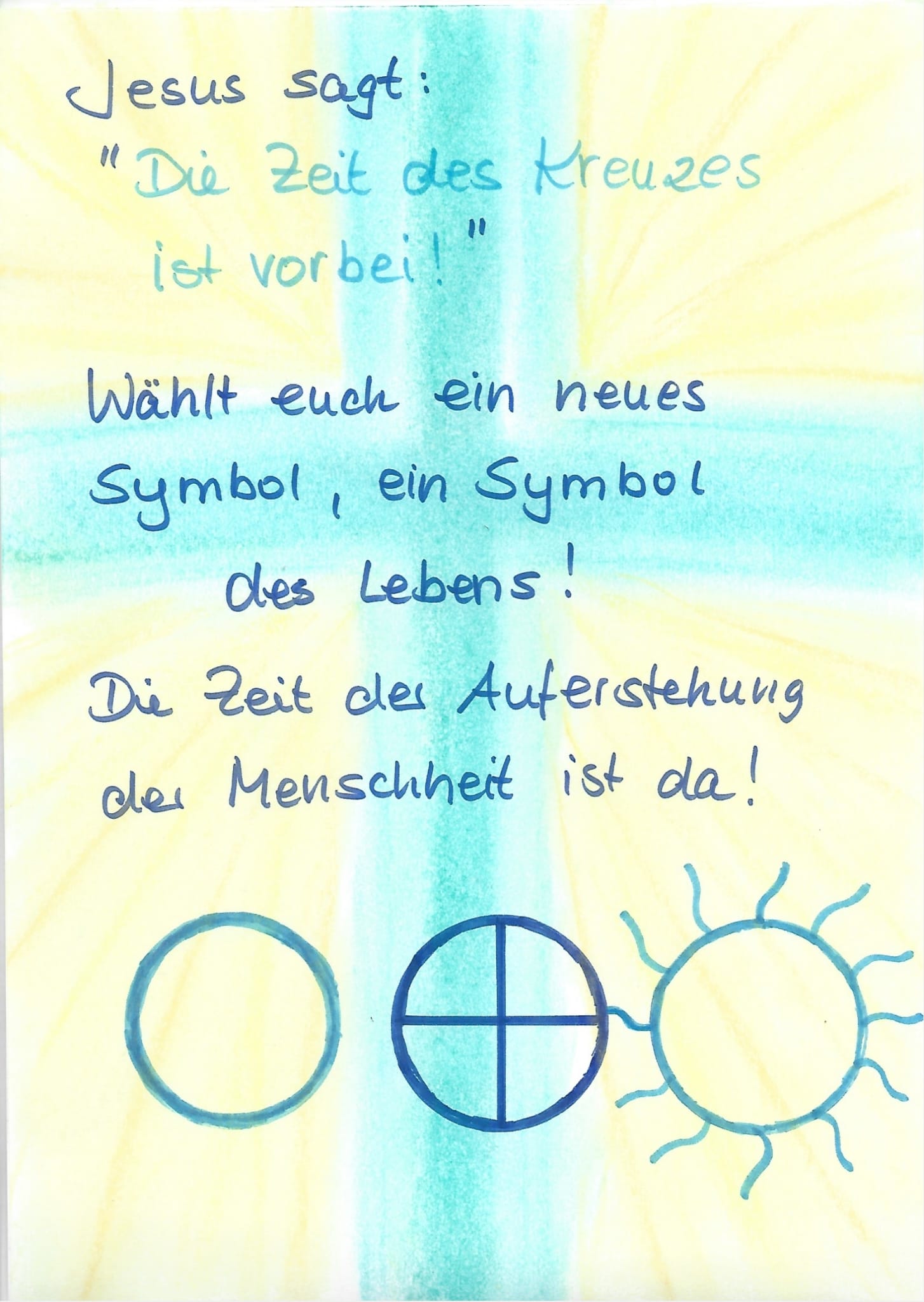 Die Zeit des KREUZES ist vorbei