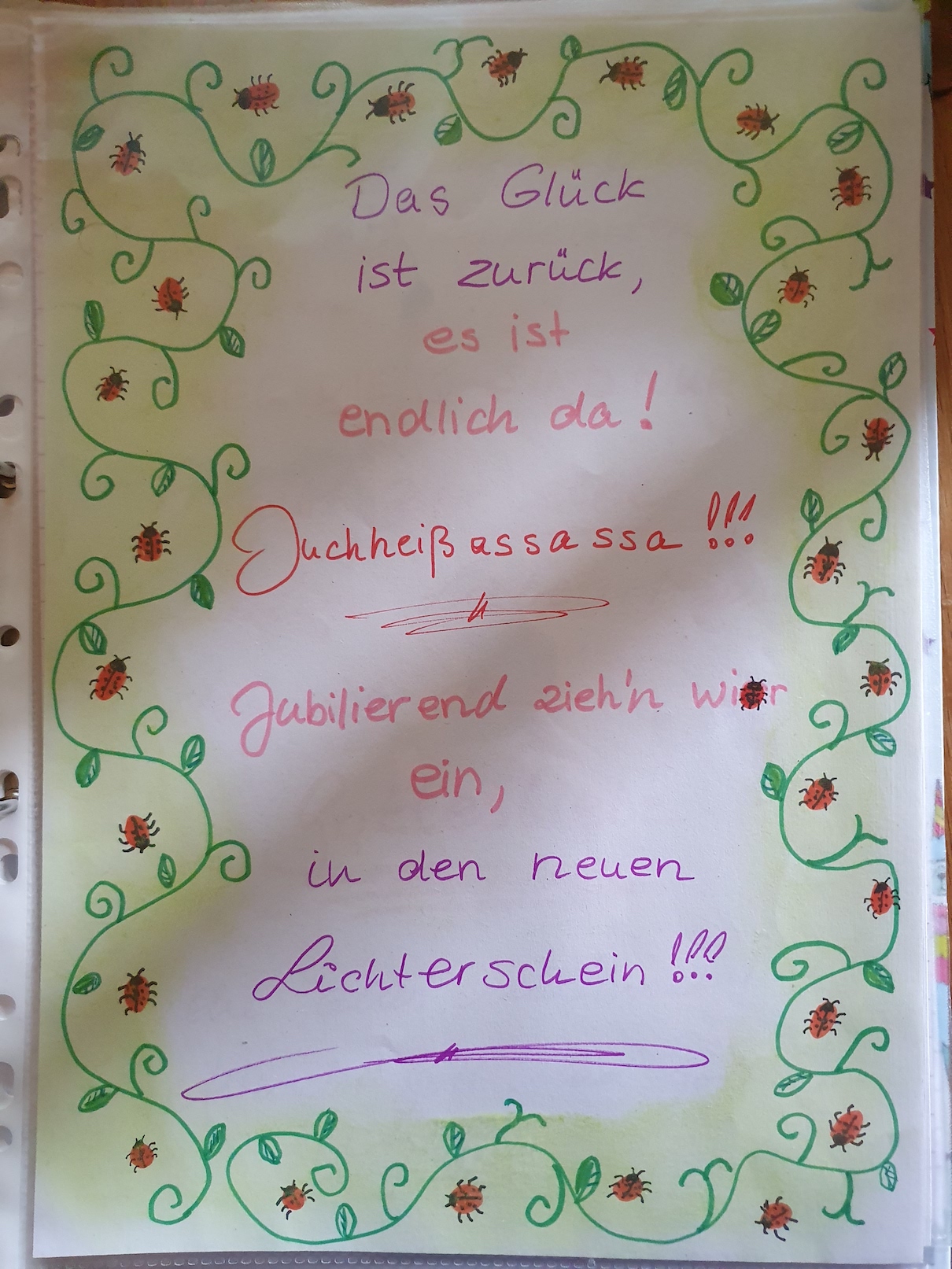 Das Glück ist zurück